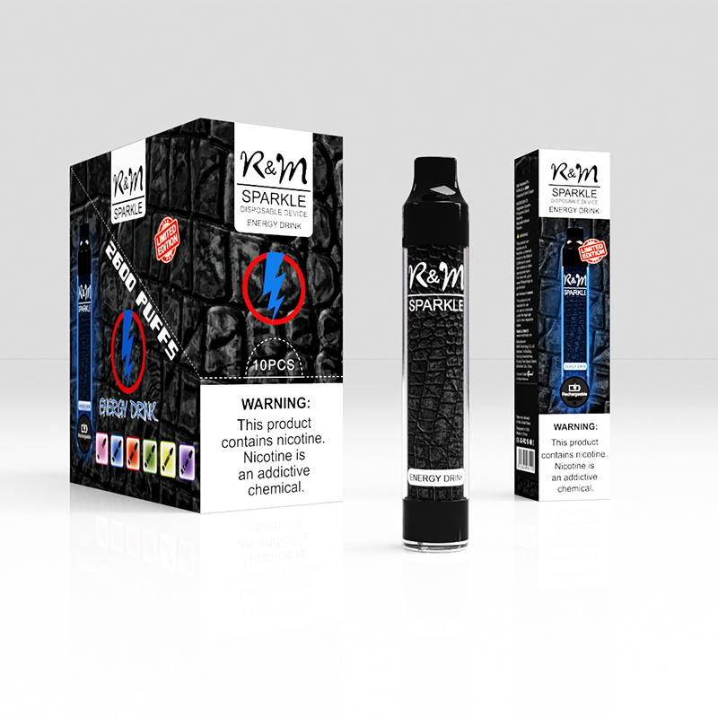 R&M Sparkle 2600 Puffs Hot Sell HQD Vape