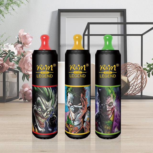 OEM Custom Logo Vape Juice Mesh Coil Rechargeable Bottom Airflow Control 10k Puffs R&M légende Disposable Vape Pen