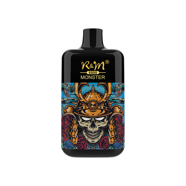 2% 5% Nicotine Dernière Version Elfe Box Disposable Vape 6000puffs R&M Monster Mesh Coil Electronic Cigarette