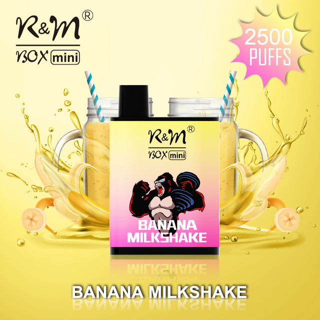 R&M Box Mini Banana Milkshake | En stock | Fabricant de vape jetable