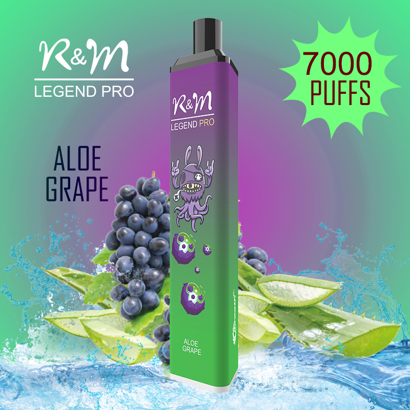 R&M Legend Pro Canada 7000 Puffs Airfow Airfow Vape Disposable | Vapes rechargeables jetables