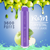 R&M Crystal 3600 Puffs Esco Bar jetable Vape