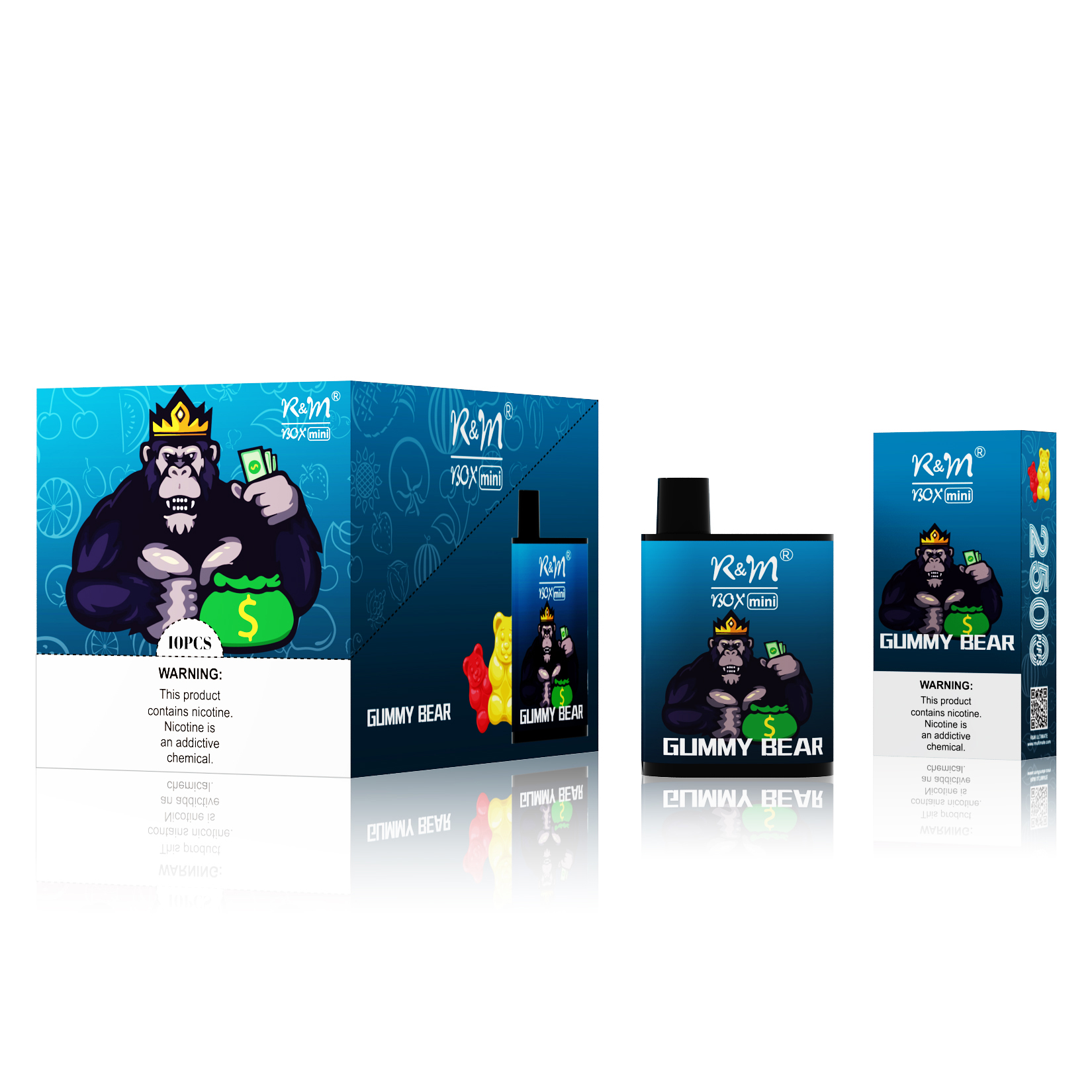 R&M Box Mini Chine le plus populaire Yogourt jetable Vapeable