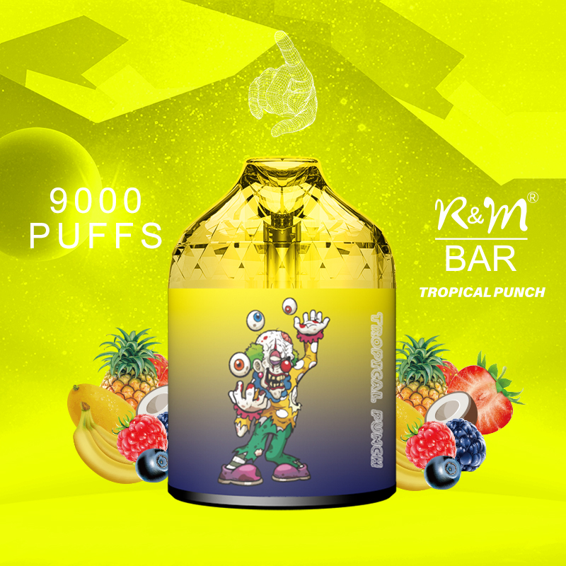 R&M BAR Europe 9000 Puffs Vape jetable de marque OEM|Vape jetable en gros