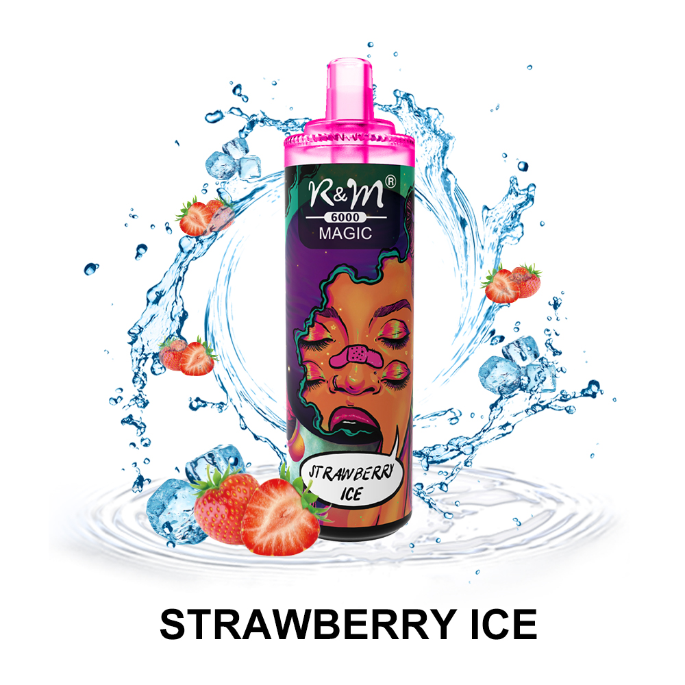 Chine en gros sel de sel personnalisé saveurs de fruits de nicotine jetable vape rgb lueur 6000 bouffées 