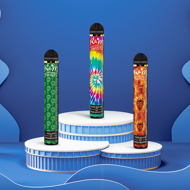 R&M Twist 3200 Puffes Double saveurs Vape Air Bar 