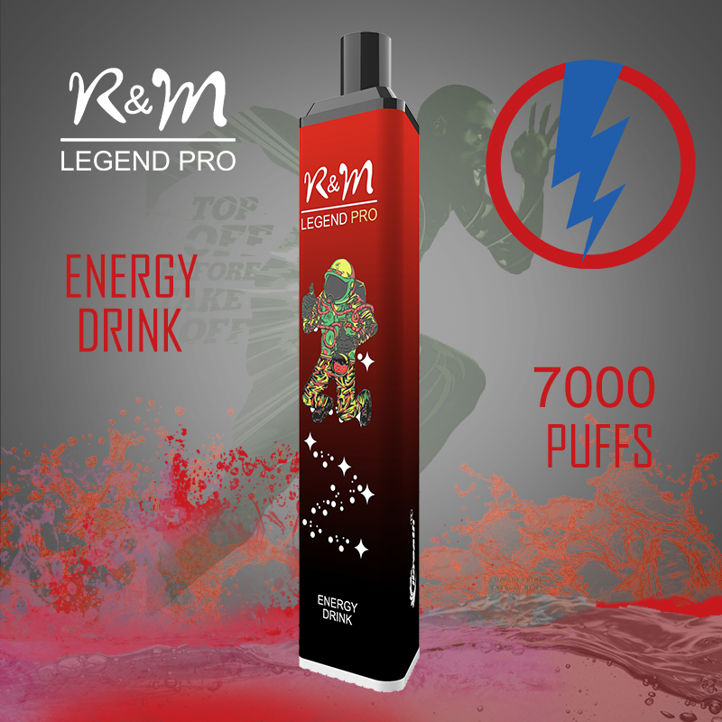 R&M Legend Pro China Original 7000 Puffs recharge la vape jetable 