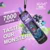 R&M Monster Europe personnaliser la marque RVB Light Disposable Vape | Vape jetable en gros