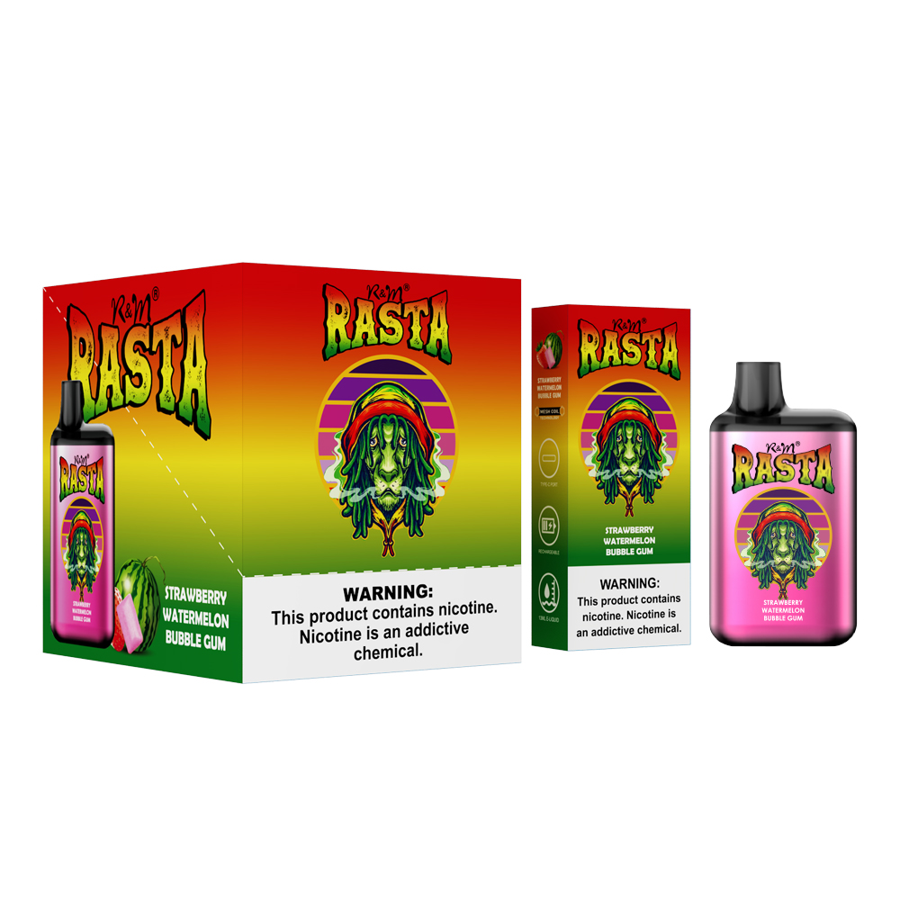12 saveurs Good Taste R&M Rasta 5500puffs Mesh Coil Cloud Beast USK UK Wholesale OEM Brand Elf Bar Model Hyde Rechargeable Disposable Vape