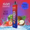 R&M Legend Pro Canada 7000 Puffs Airfow Airfow Vape Disposable | Vapes rechargeables jetables