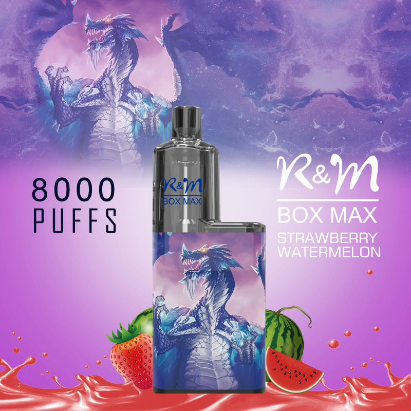 R&M Box MXA Europe Personnalisez Brand Mesh Coil 2% Salt Nicotine Disposable Vape