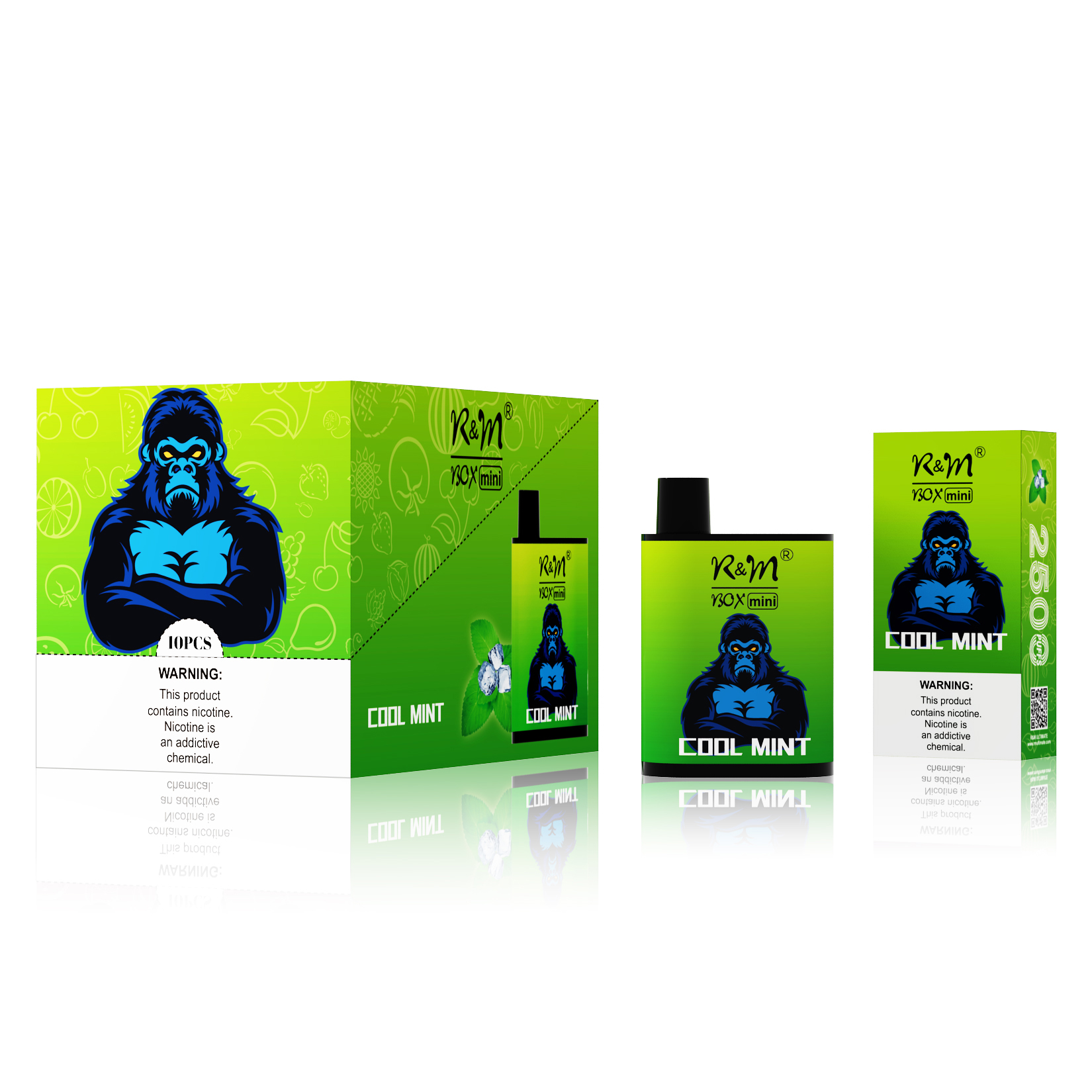 R&M Box Mini Chine le plus populaire Yogourt jetable Vapeable