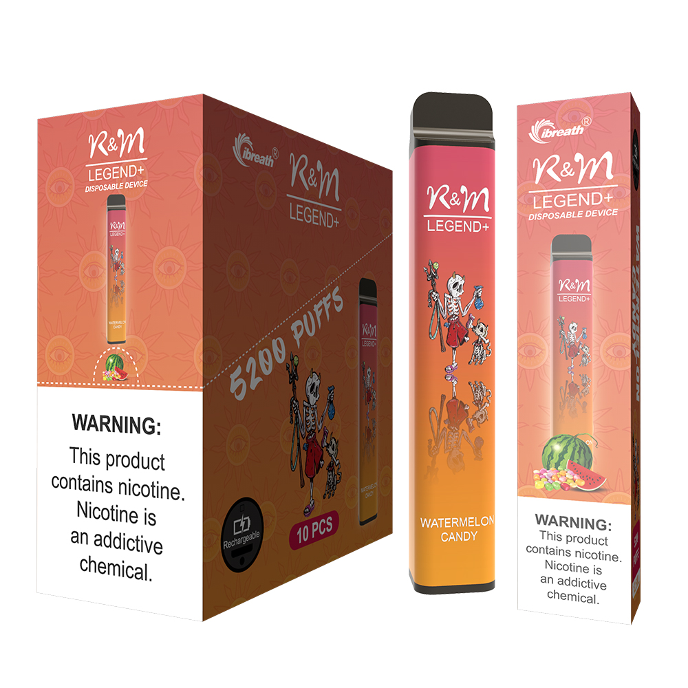 Légende R&M + 5200 Puffs Air Bar Max Vape