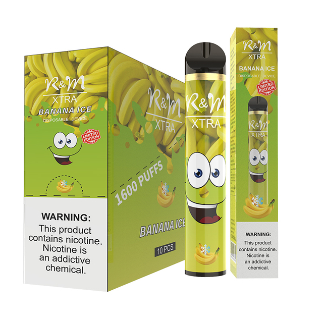 R & M XTRA 1600 Puffs 6% Dispositif jetable à la nicotine Geek Vape