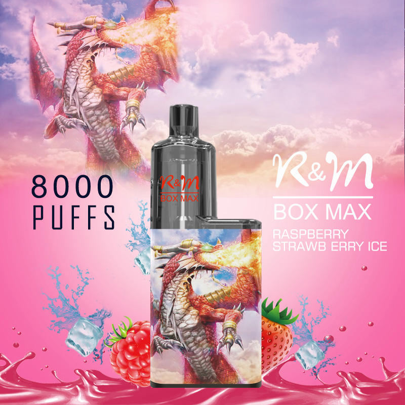 R&M Box Max Dubai Original LED recharge recharge Vape Vape | Gros Vape Pen
