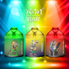 Bar R&M d'origine 9000puffs Diamond Présexé 15ml E Liquid Nicotine Disposable Vape UK Dubai Esco Elf Version Ecigarette