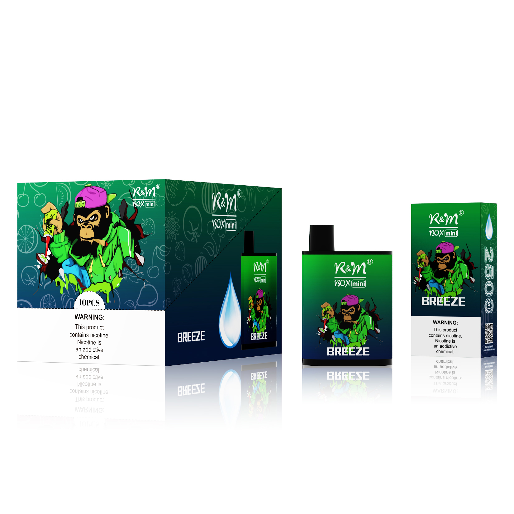 R&M Box Mini Blast Energy 3% Nicotine Vape Fournisseur | Distributeur
